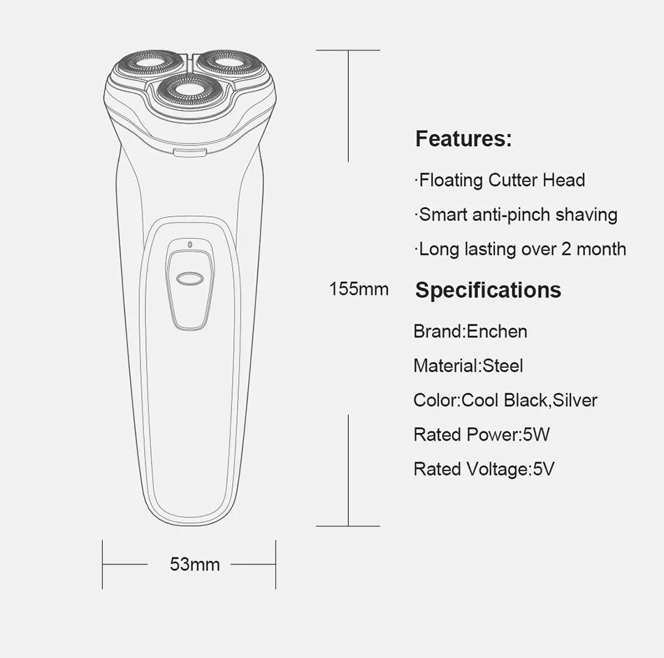 ENCHEN™ Blackstone Electrical Shaver