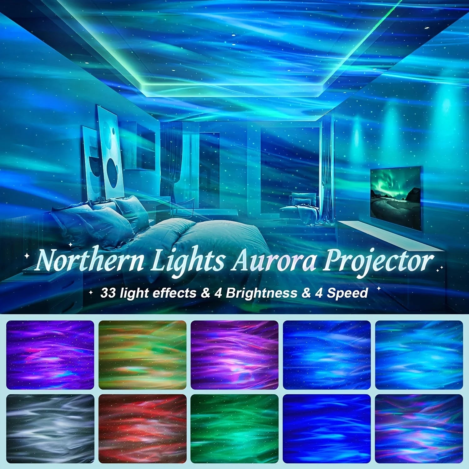 Aurora Galaxy Projector