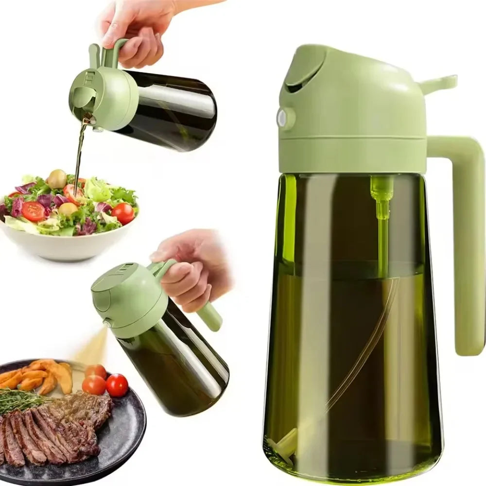 2 in 1 Oil Glass bottle