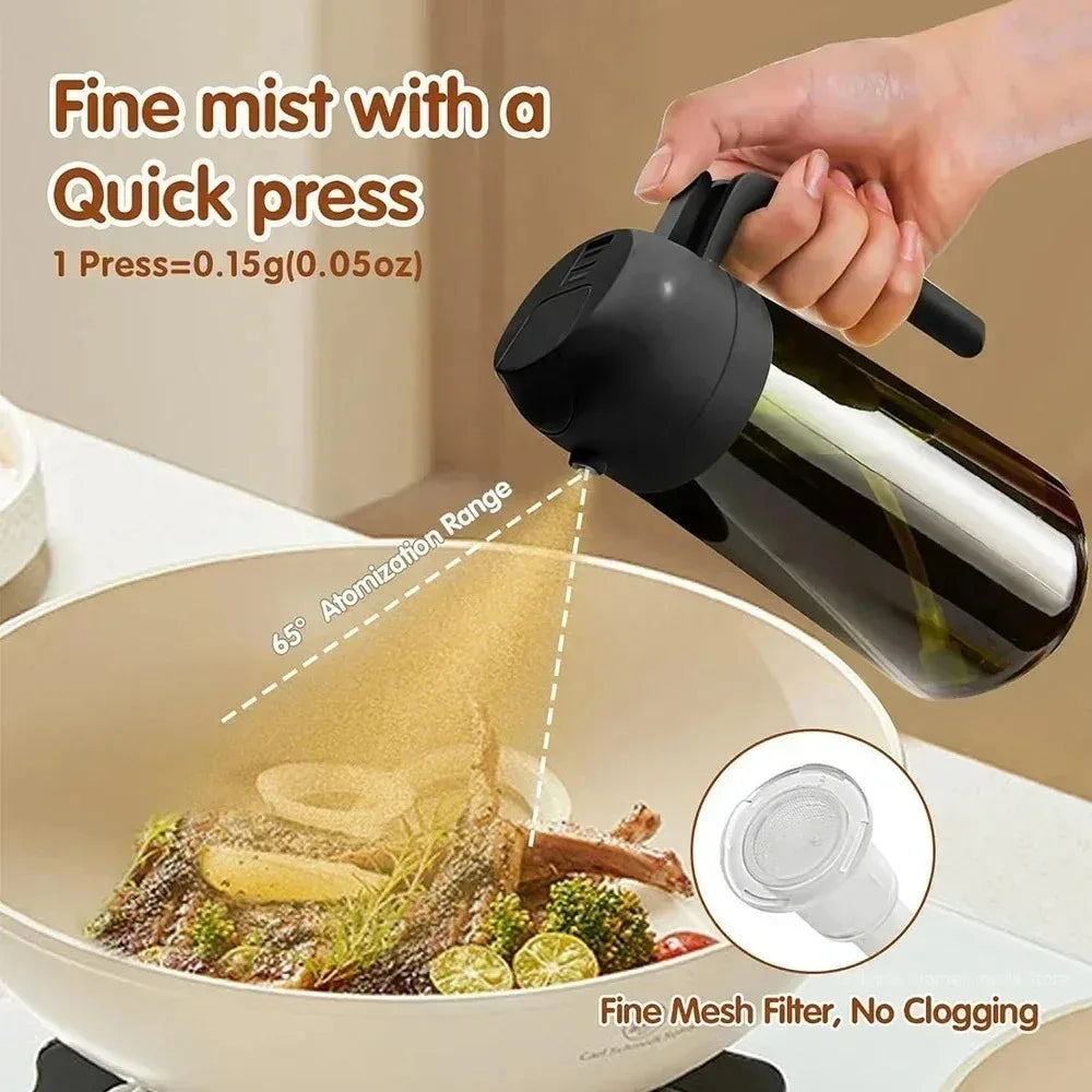 2 in 1 Oil Glass bottle