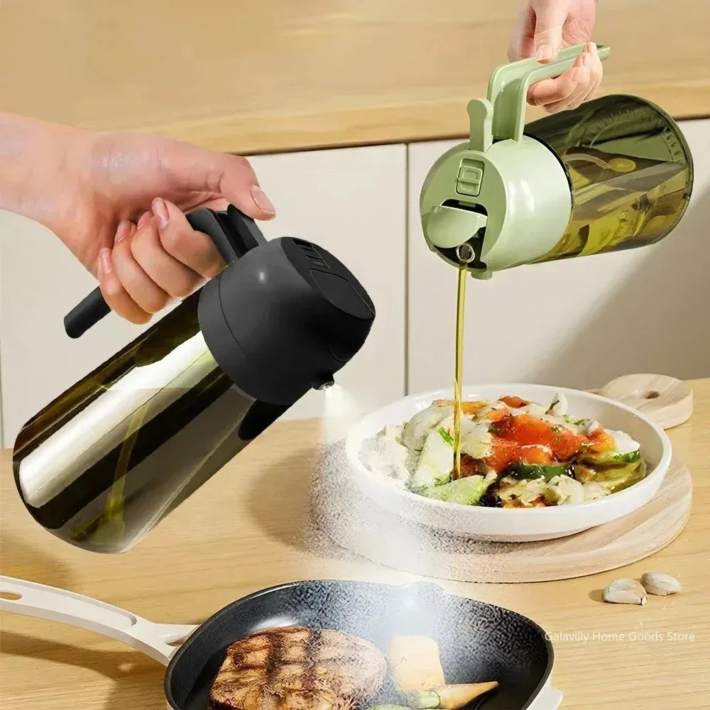 2 in 1 Oil Glass bottle