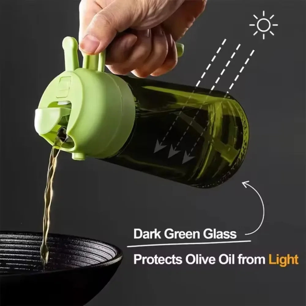 2 in 1 Oil Glass bottle